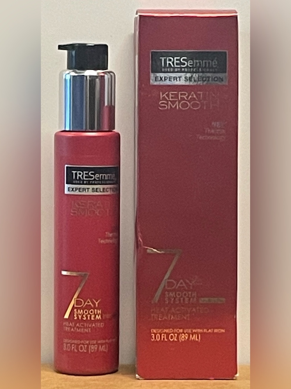 TRESemmé Keratin 7 Day Smooth System Heat Activated Treatment 3 fl oz